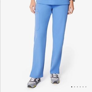 FIGS Kade Cargo Scrub Pant Ceil Blue Small/Tall